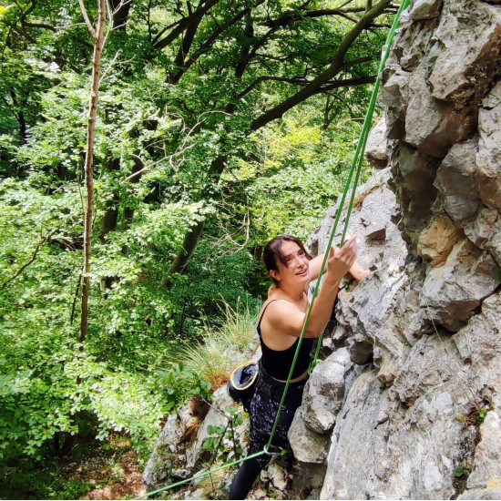 Alchemy - One long and beautiful escalade route suited for beginners