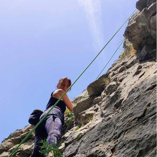 Alchemy - One long and beautiful escalade route suited for beginners