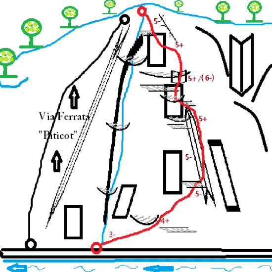 Fresh blood - One decent escalade route suited for beginners Fresh blood - One decent escalade route suited for beginners